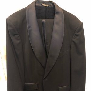 Black men’s tuxedo by Bill Blass
